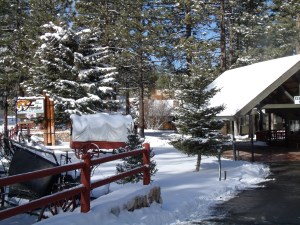 Snow in Big Bear Lake