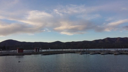 View from a Big Bear Frontier cabin